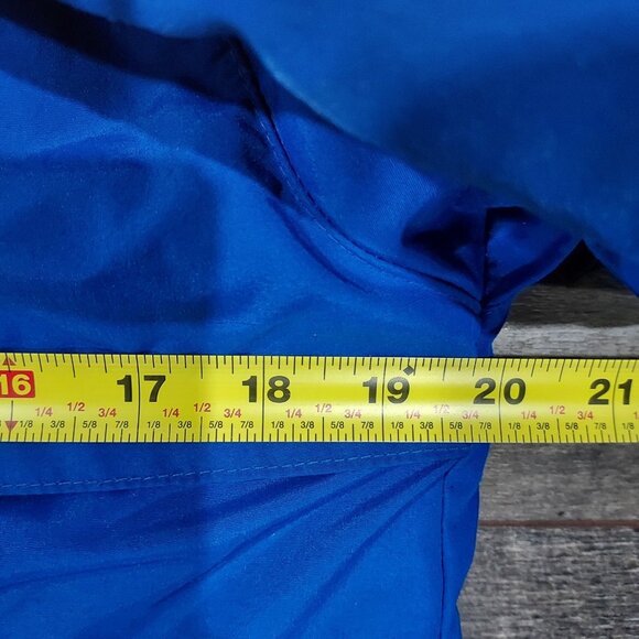 Ski Jacket Vintage CB Sports 1980s Skiing Blue Puffy Hot Pink Outerwear Small - Picture 3 of 9